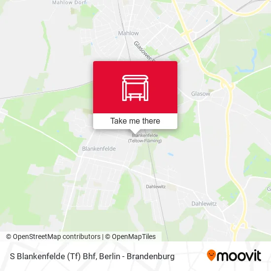 Карта S Blankenfelde (Tf) Bhf