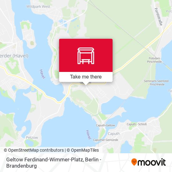 Geltow Ferdinand-Wimmer-Platz map