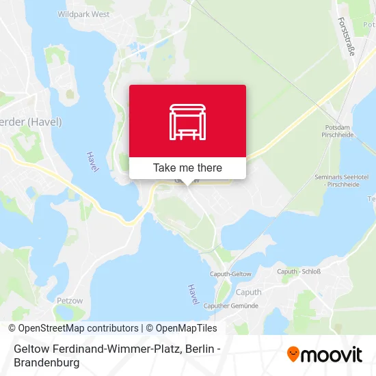 Geltow Ferdinand-Wimmer-Platz map