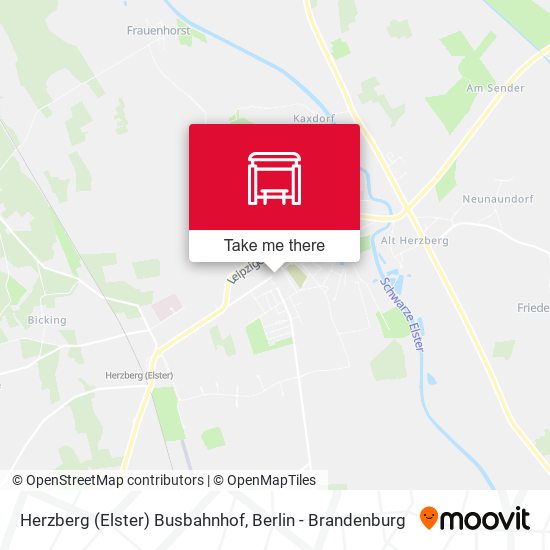 Herzberg (Elster) Busbahnhof map