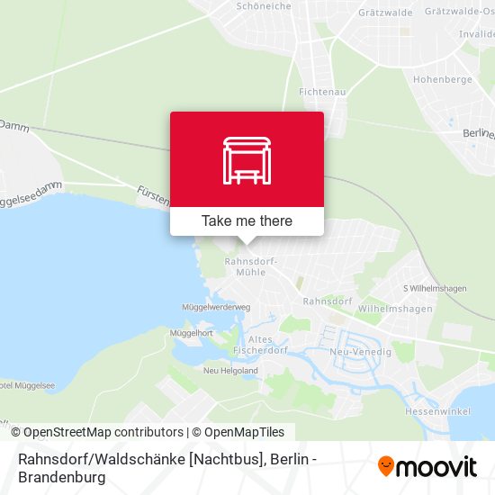 Rahnsdorf / Waldschänke [Nachtbus] map