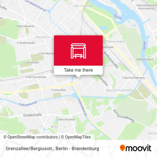 Grenzallee/Bergiusstr. map