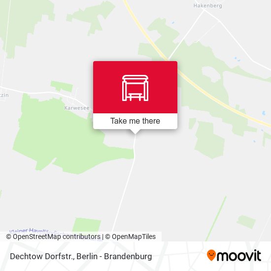 Dechtow Dorfstr. map