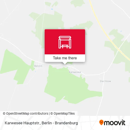 Карта Karwesee Hauptstr.