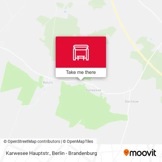 Карта Karwesee Hauptstr.