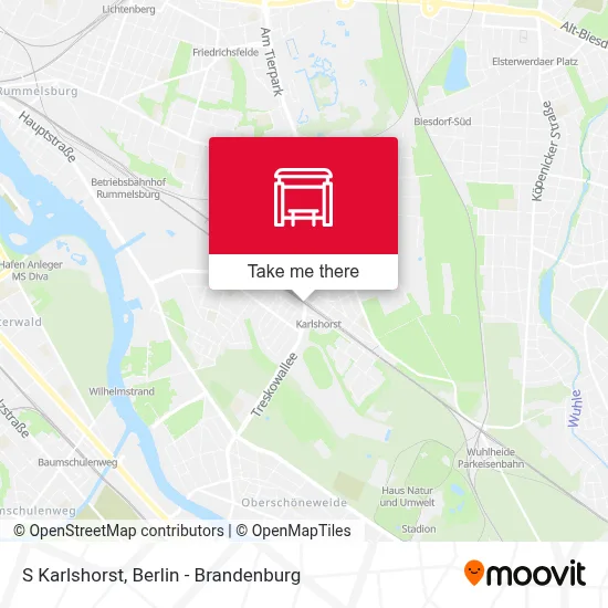 S Karlshorst map