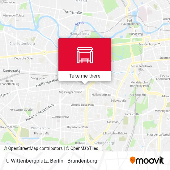 U Wittenbergplatz map