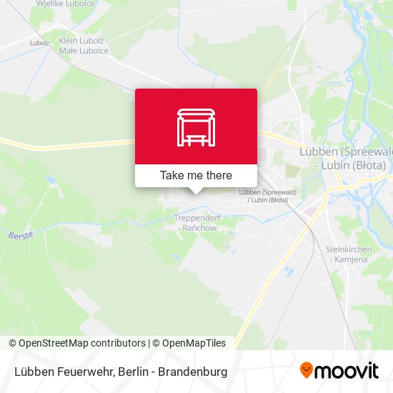 Lübben Feuerwehr map