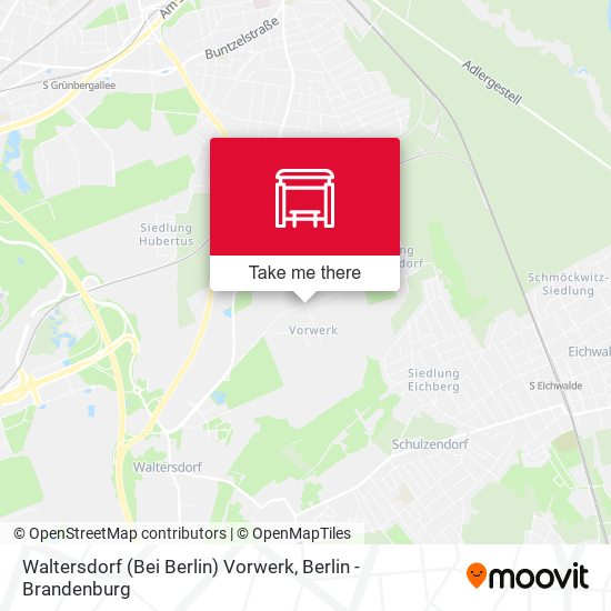 Waltersdorf (Bei Berlin) Vorwerk map