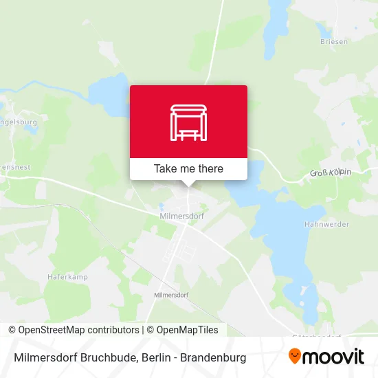 Milmersdorf Bruchbude map
