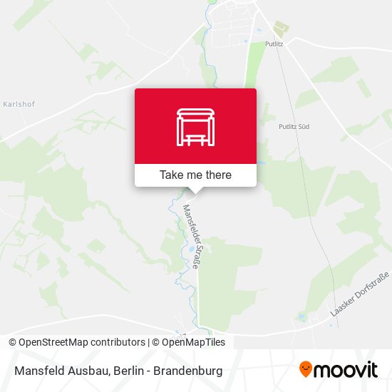 Mansfeld Ausbau map