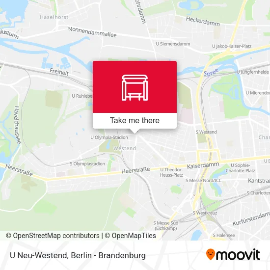 Карта U Neu-Westend