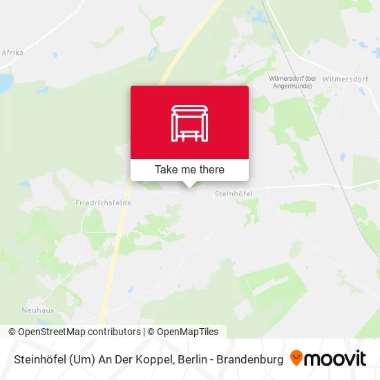 Карта Steinhöfel (Um) An Der Koppel