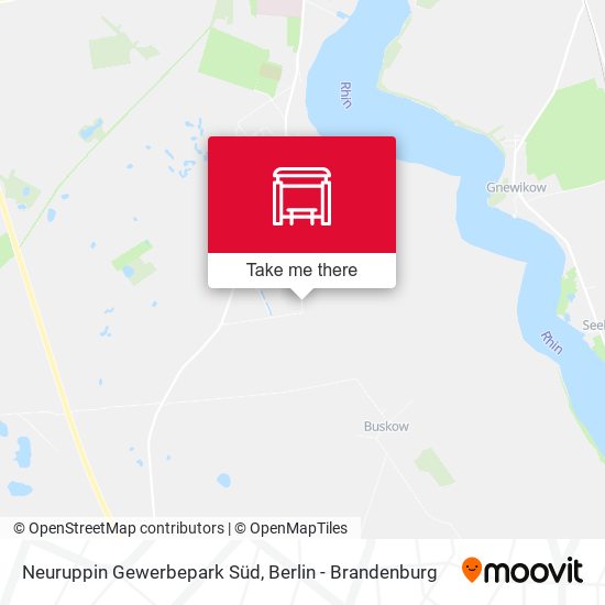 Neuruppin Gewerbepark Süd map