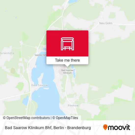 Карта Bad Saarow Klinikum Bhf