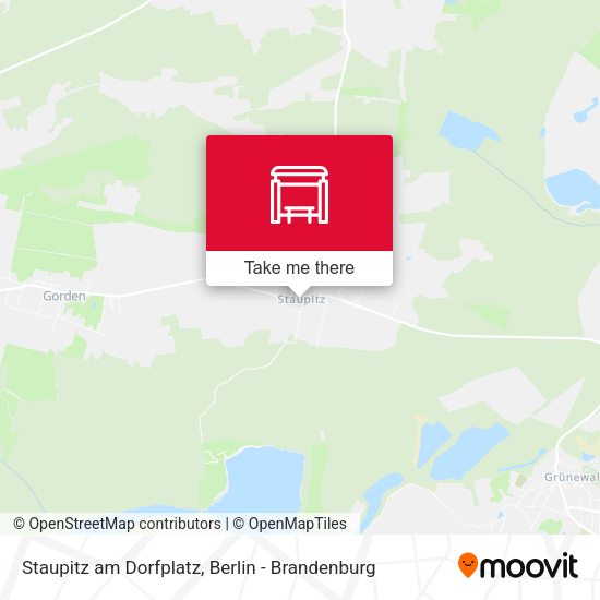 Карта Staupitz am Dorfplatz