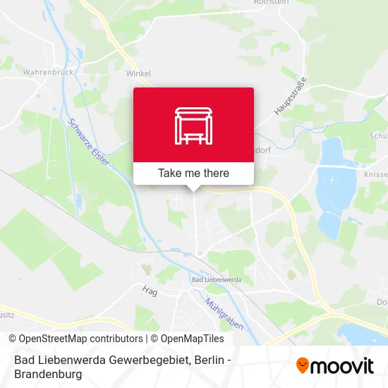 Bad Liebenwerda Gewerbegebiet map