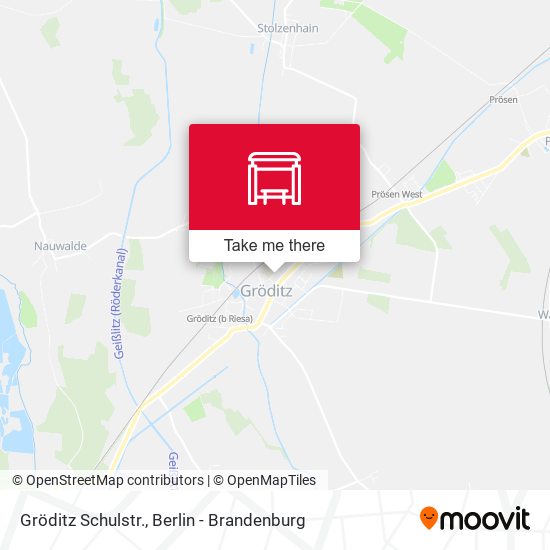 Gröditz Schulstr. map