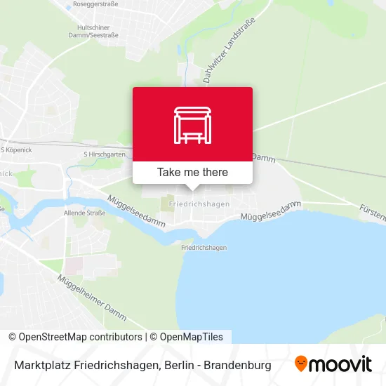 Карта Marktplatz Friedrichshagen