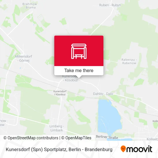 Карта Kunersdorf (Spn) Sportplatz