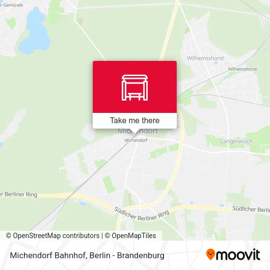 Карта Michendorf Bahnhof
