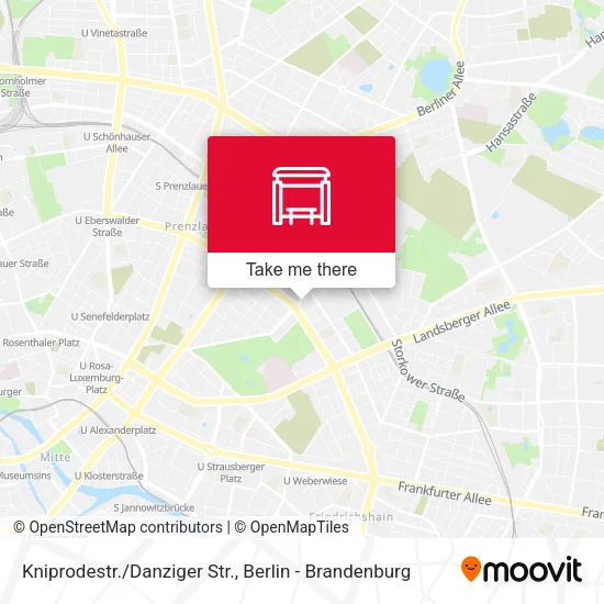 Карта Kniprodestr./Danziger Str.