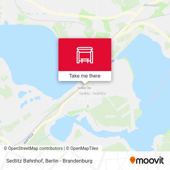 Карта Sedlitz Bahnhof