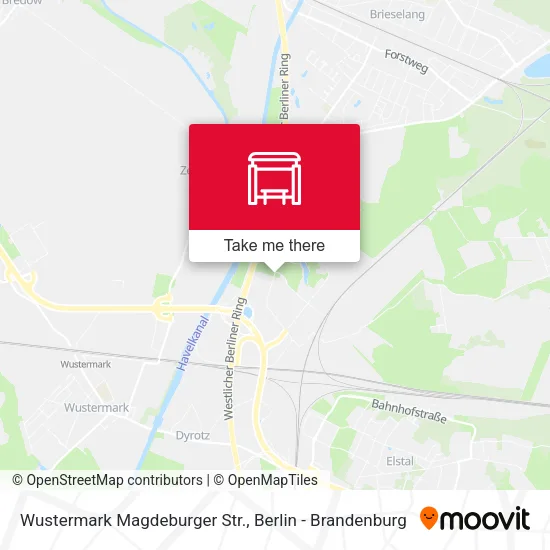 Карта Wustermark Magdeburger Str.