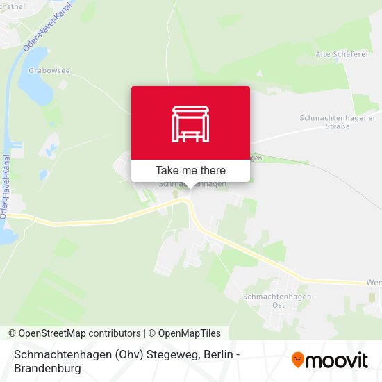 Schmachtenhagen (Ohv) Stegeweg map