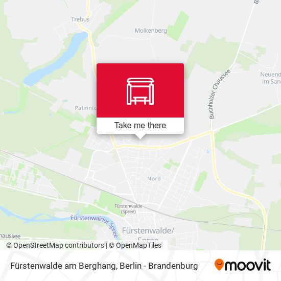 Fürstenwalde am Berghang map