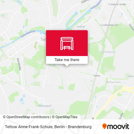 Teltow Anne-Frank-Schule map
