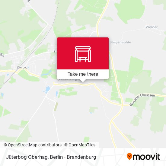 Jüterbog Oberhag map