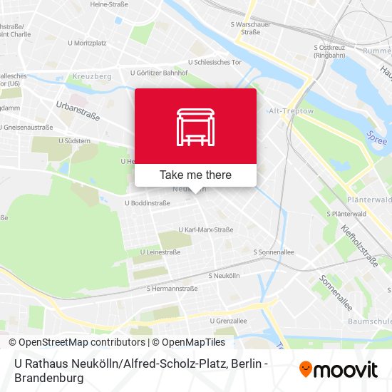Карта U Rathaus Neukölln / Alfred-Scholz-Platz