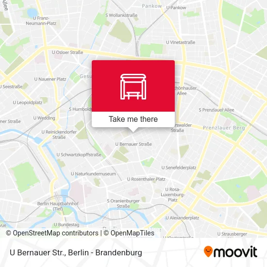 Карта U Bernauer Str.