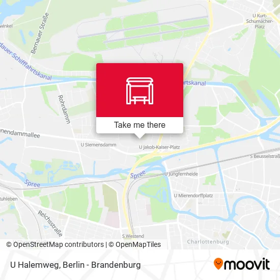 Карта U Halemweg