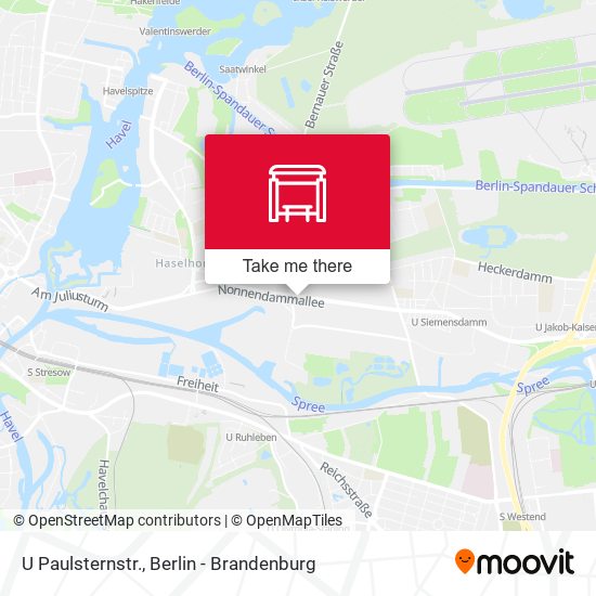 Карта U Paulsternstr.