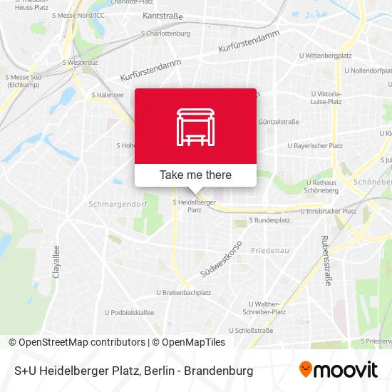 Карта S+U Heidelberger Platz