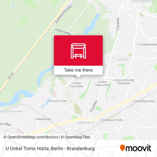 U Onkel Toms Hütte map