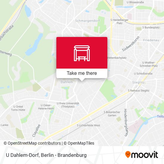 Карта U Dahlem-Dorf