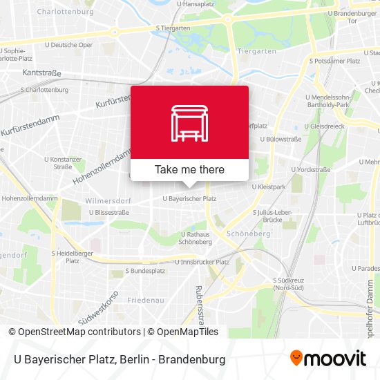 Карта U Bayerischer Platz