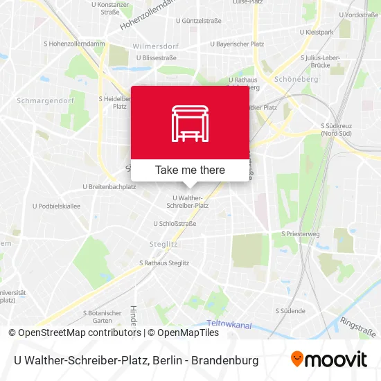 Карта U Walther-Schreiber-Platz