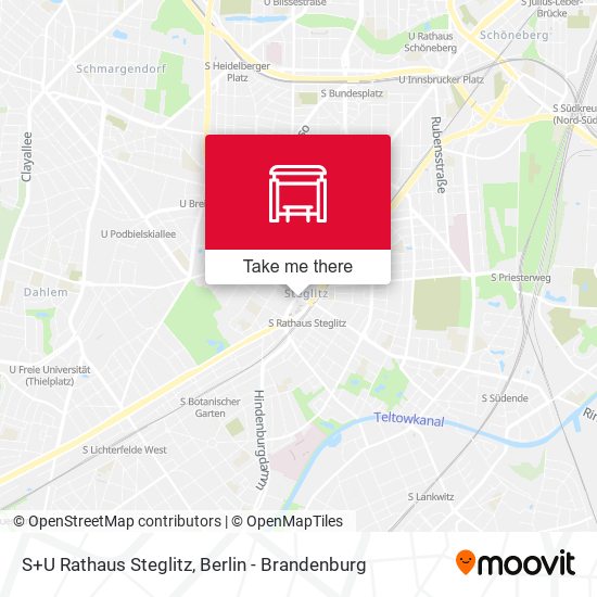 S+U Rathaus Steglitz map