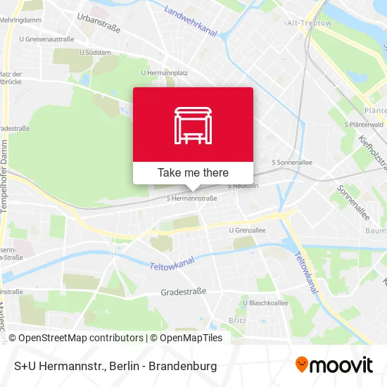 Карта S+U Hermannstr.