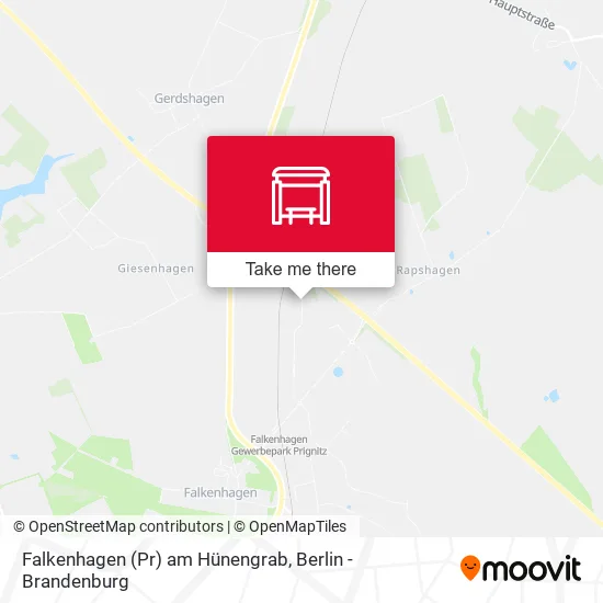 Карта Falkenhagen (Pr) am Hünengrab