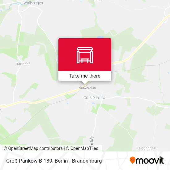 Groß Pankow B 189 map