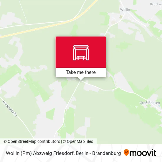 Карта Wollin (Pm) Abzweig Friesdorf