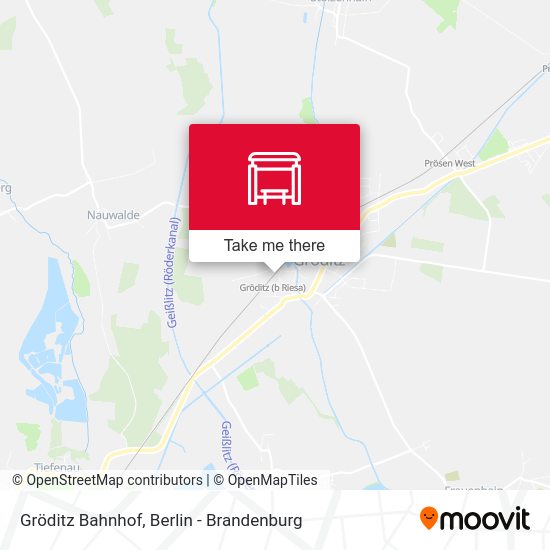 Gröditz Bahnhof map