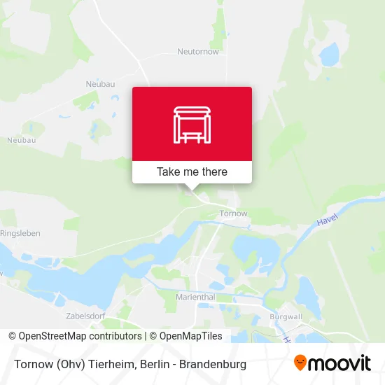 Tornow (Ohv) Tierheim map