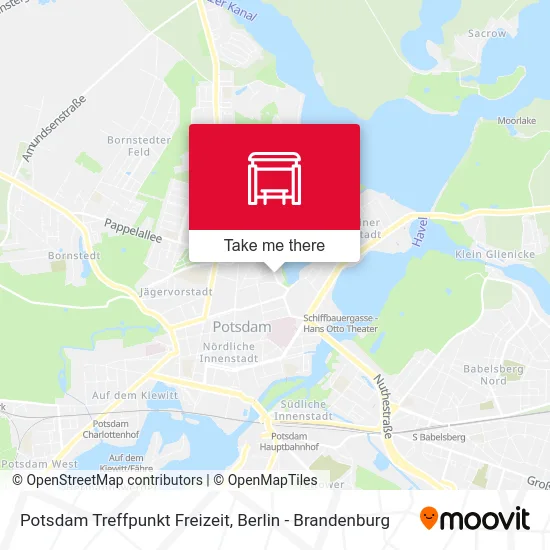 Карта Potsdam Treffpunkt Freizeit