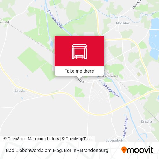 Bad Liebenwerda am Hag map